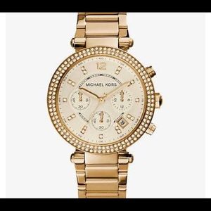 Michael Kors Gold Parker Watch